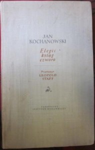Elegii ksiąg czworo, Jan Kochanowski