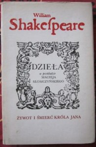 Żywot i śmierć króla Jana, Shakespeare
