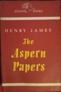 The aspern papers, Henry James