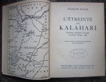 Etreinte du Kalahari, Francois Balsan