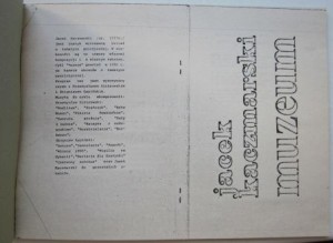 Muzeum. Raj - śpiewnik, Jacek Kaczmarski