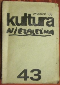 Kultura niezależna 43, wrzesień 1988
