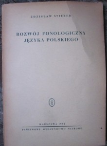 Rozwój fonologiczny języka polskiego, Zdzisław Stieber