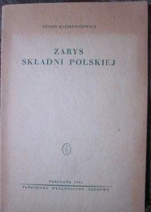 Zarys składni polskiej, Zenon Klemansiewicz