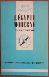 L'Égypte moderne, Nada Tomiche