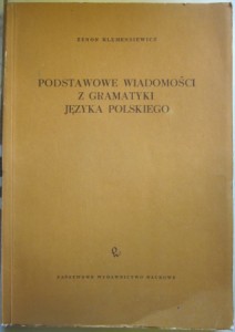 Podstawowe wiadomości z gramatyki języka polskiego, Zenon Klemensiewicz