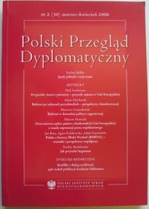 Polski Przegląd Dyplomatyczny, nr 2 (30), marzec-kwiecień 2006