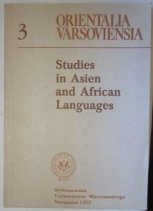 Studies in Asien and African Languages