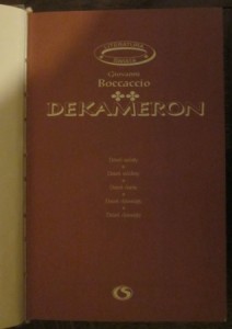 Dekameron, tom 2, Giovanni Boccaccio