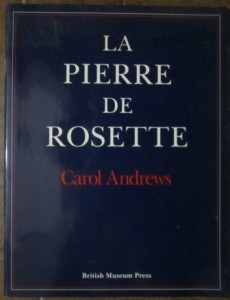 La pierre de Rosette, Carol Andrews