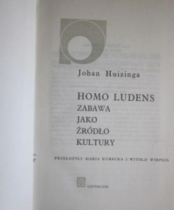 Homo ludens, Johan Huizinga