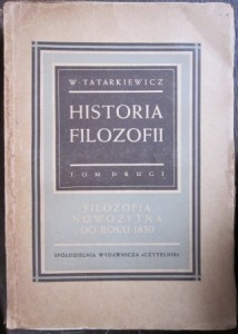 Historia filozofii, tom 2, Władysław Tatarkiewicz