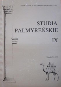 Studia Palmyreńskie IX