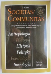 Societas Communitas 2 (8) 2009