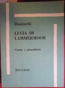 Lucia di Lammermoor, Canto e pianoforte, Donizetti