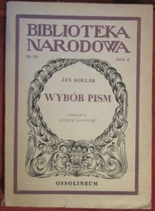 Wybór pism, Jan Kollar
