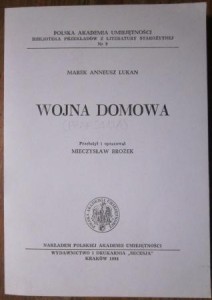 Wojna domowa, Marek Anneusz Lukan