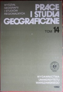 Prace i studia geograficzne 14, 1992