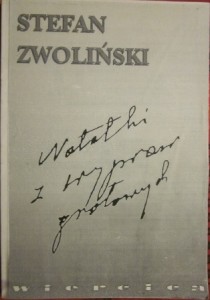 Notatki z wypraw grotowych, Stefan Zwoliński