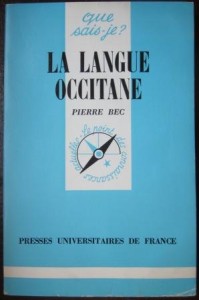 La langue occitane, Pierre Bec