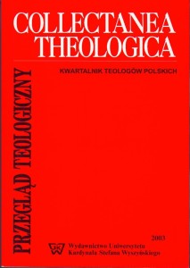 Collectanea Theologica 3/2003