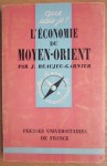 L'economie du Moyen-Orient, Jacqueline Beaujeu-Garnier