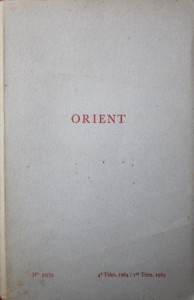 Orient 32/33, 1964/1965