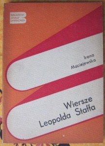 Wiersze Leopolda Staffa, Irena Maciejewska